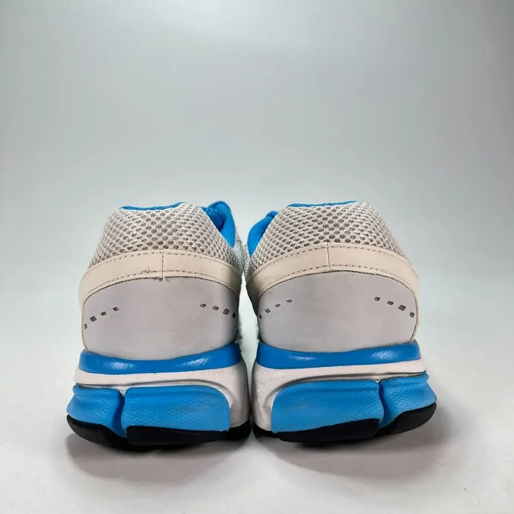 Nike Air Pegasus+ 28 White Varsity Blue Lace Up Running Shoes Women's Size 8